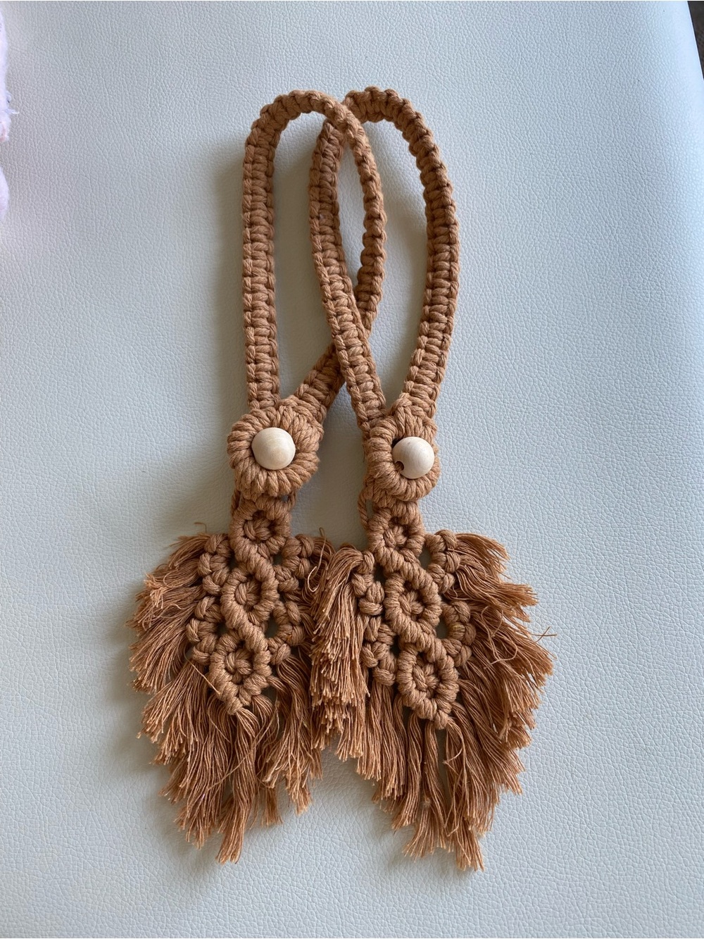 Handmade Macramé Curtain Holders